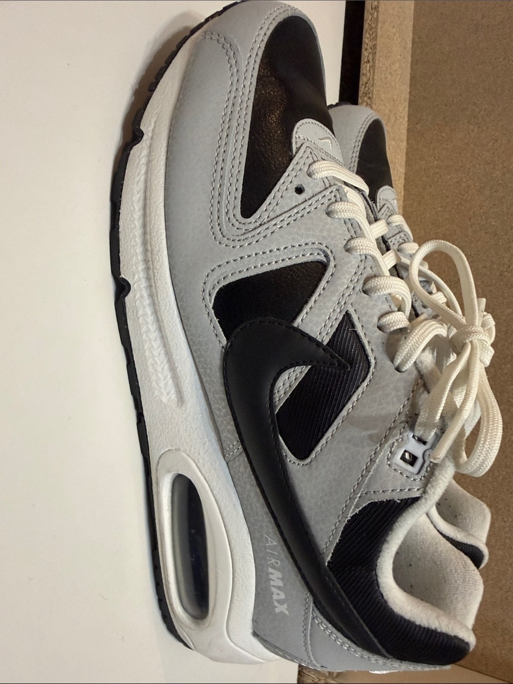 Nike Grey and Black Air Max Trainer Sneakers